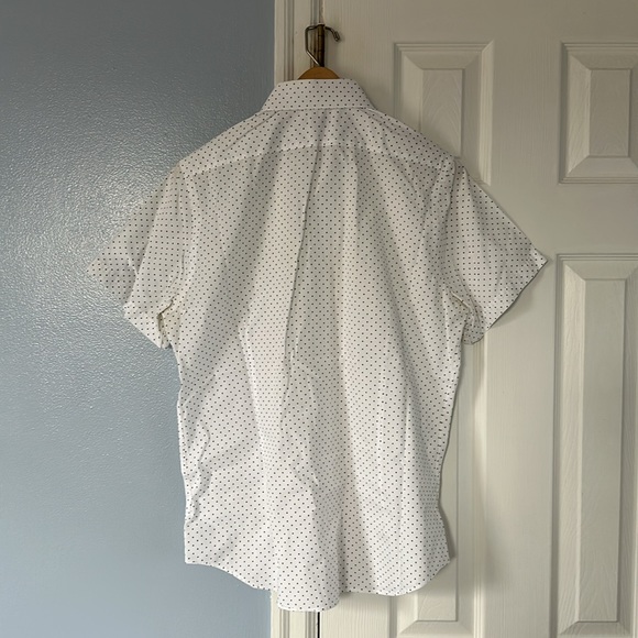 Express Men’s Short Shirt Sleeve Button Down - Picture 2 of 4